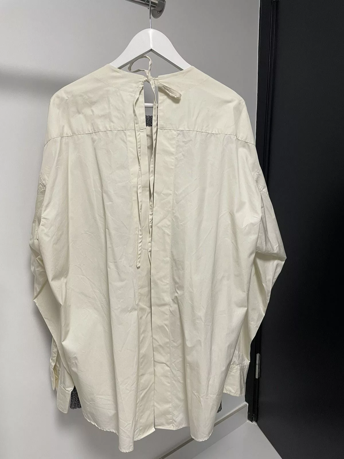 Hed Mayner Shirts Button Ups Hed Mayner AW2017 open back shirt Multi
