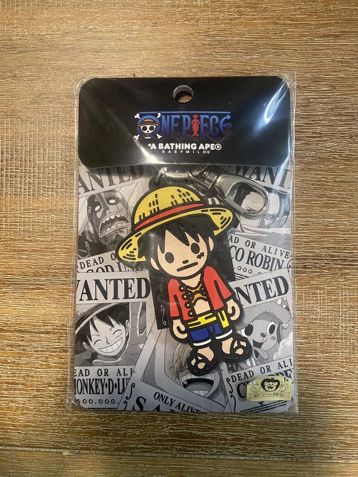 Bape Miscellaneous Bape X One Piece Luffy Keychain Black