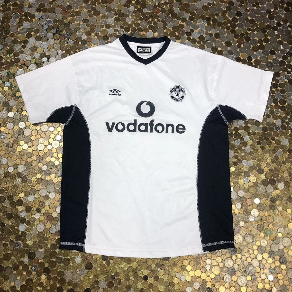 Umbro Short Sleeve T Shirts Umbro sport t-shirt Manchester United White