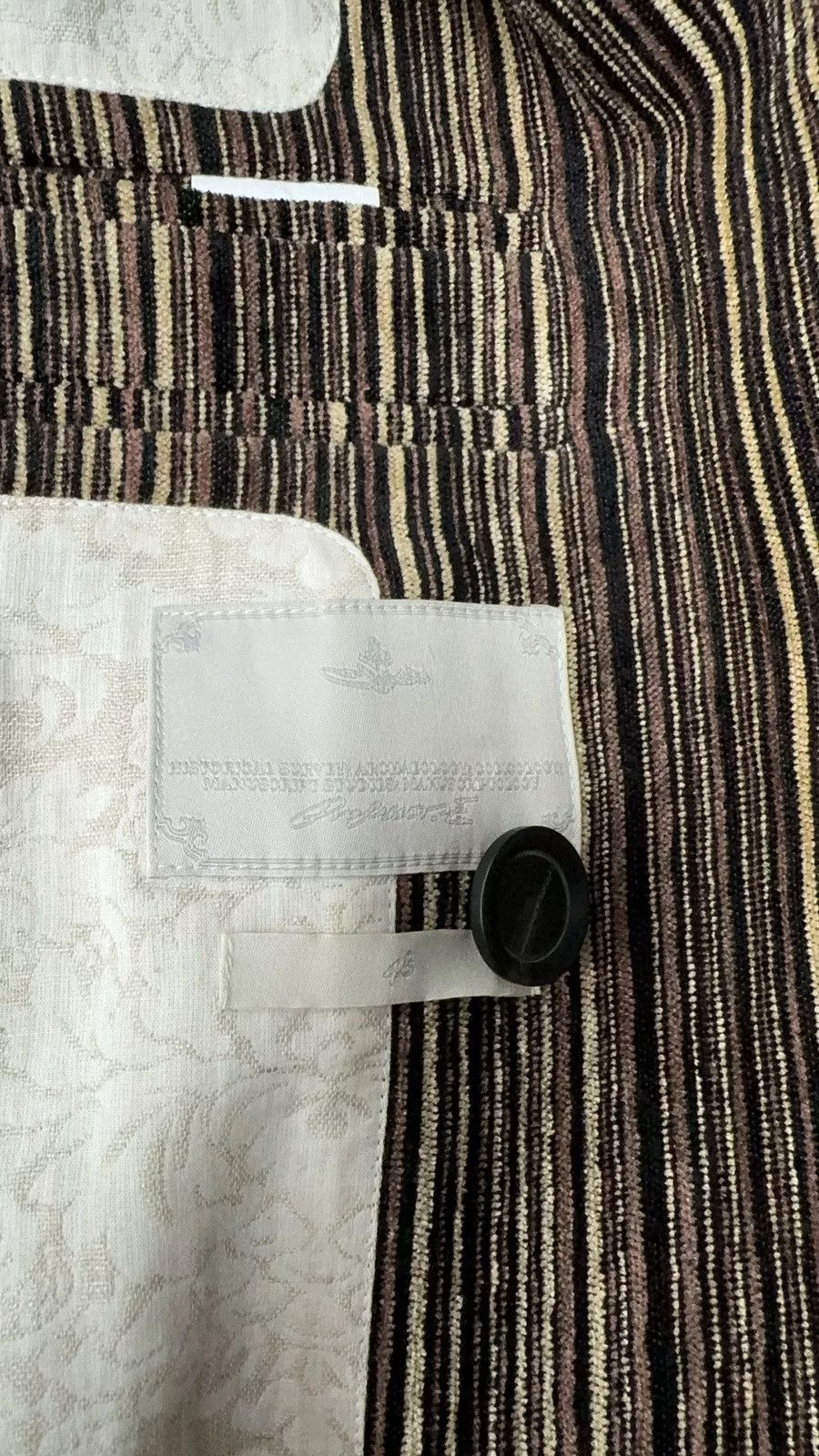 Professor.E Heavy Coats Professor.E AW21 Forgotten Material One off overlock coat Brown