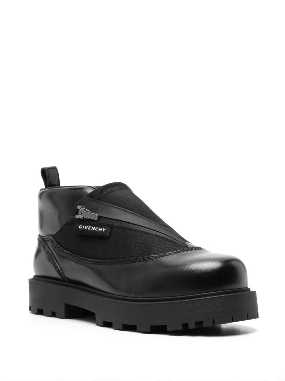 Givenchy Boots Givenchy Leather Storm Ankle Boots Black