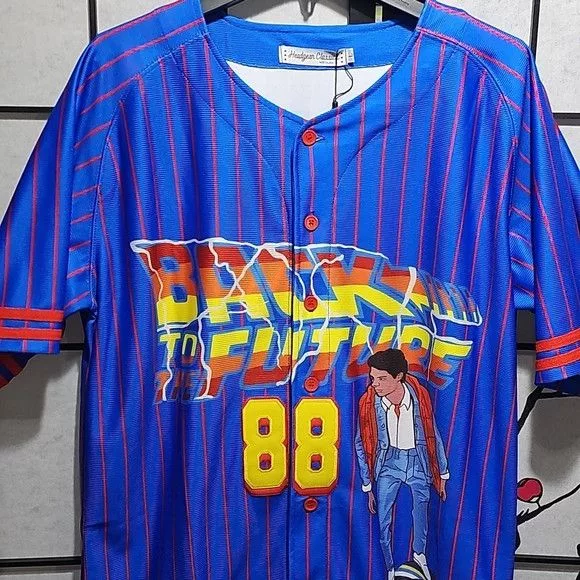 Other Jerseys Other Back to the Future Marty McFly Baseball Jersey Large Multi Sportswear