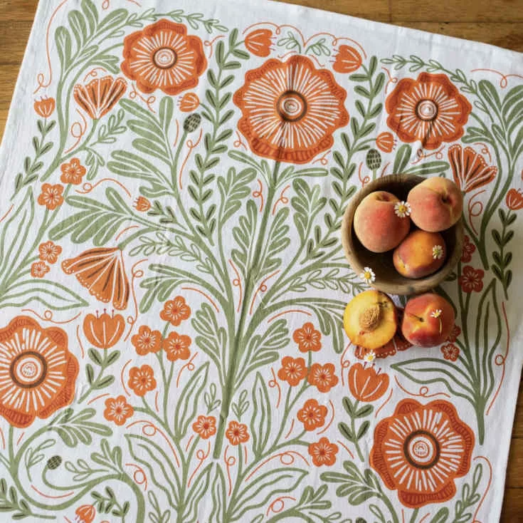 Poppy Tea Towel