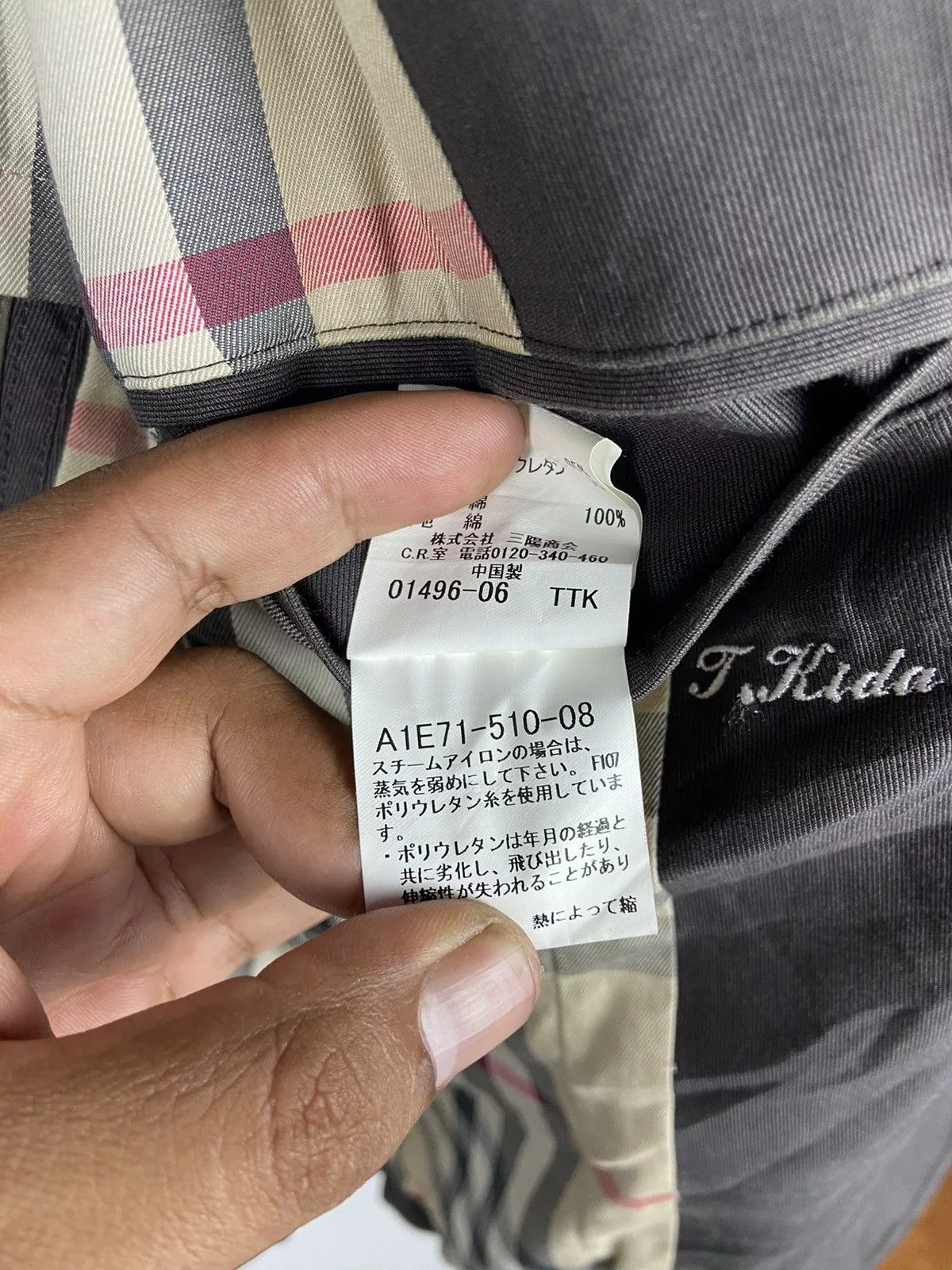 Burberry Heavy Coats Burberry Nova Check Coat Gray