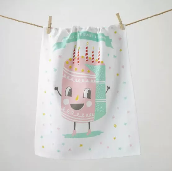 Sweet Birthday Kitchen Towel 2/Set