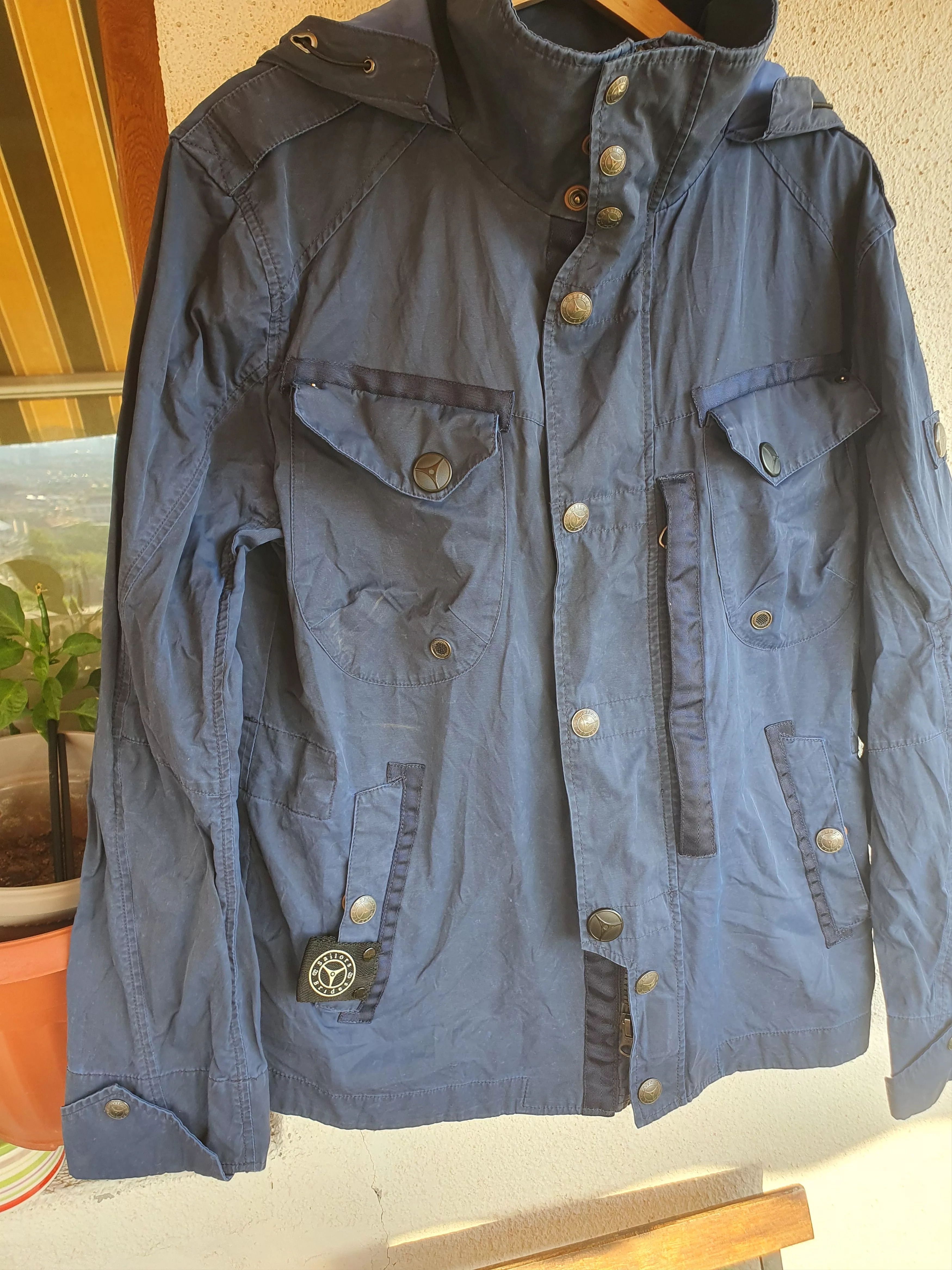 Other Light Jackets Other Sailors & Brides Devonvale Windbreaker Navy jacket sz L Blue Sportswear