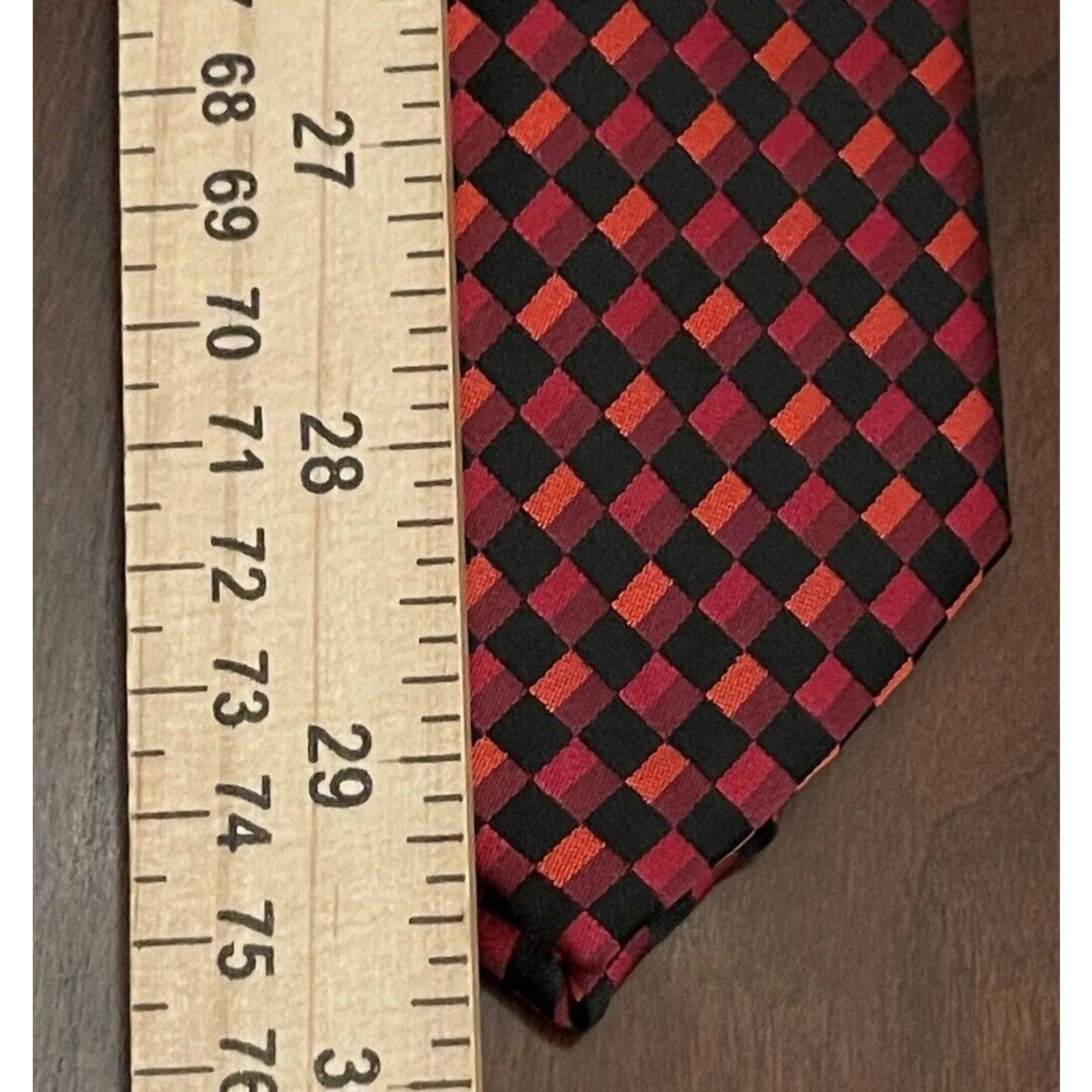Alfani Ties Pocketsquares Alfani 100% Polyester Men’s Neck Tie Made In China Multi