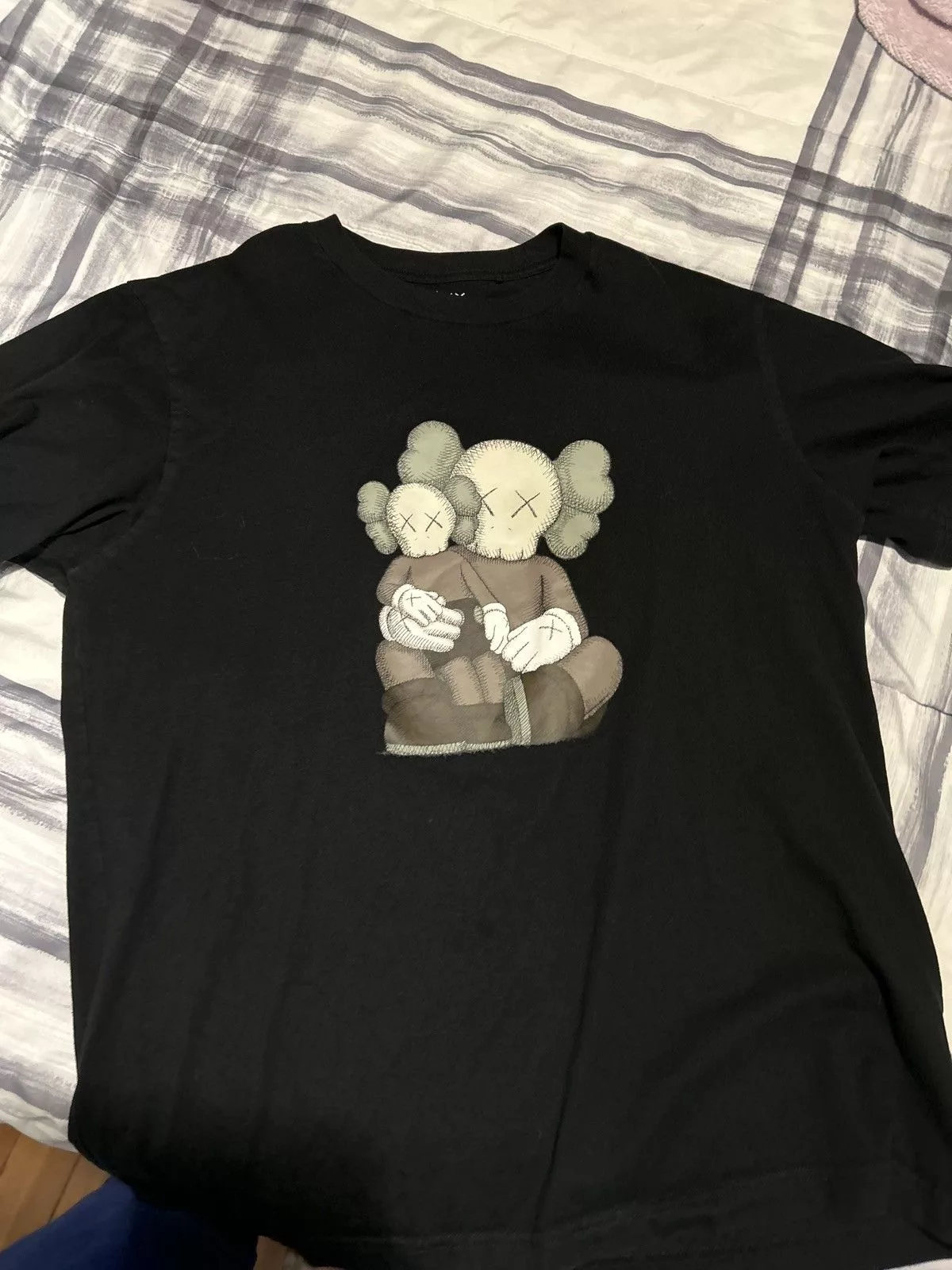 Kaws Short Sleeve T Shirts Kaws Black