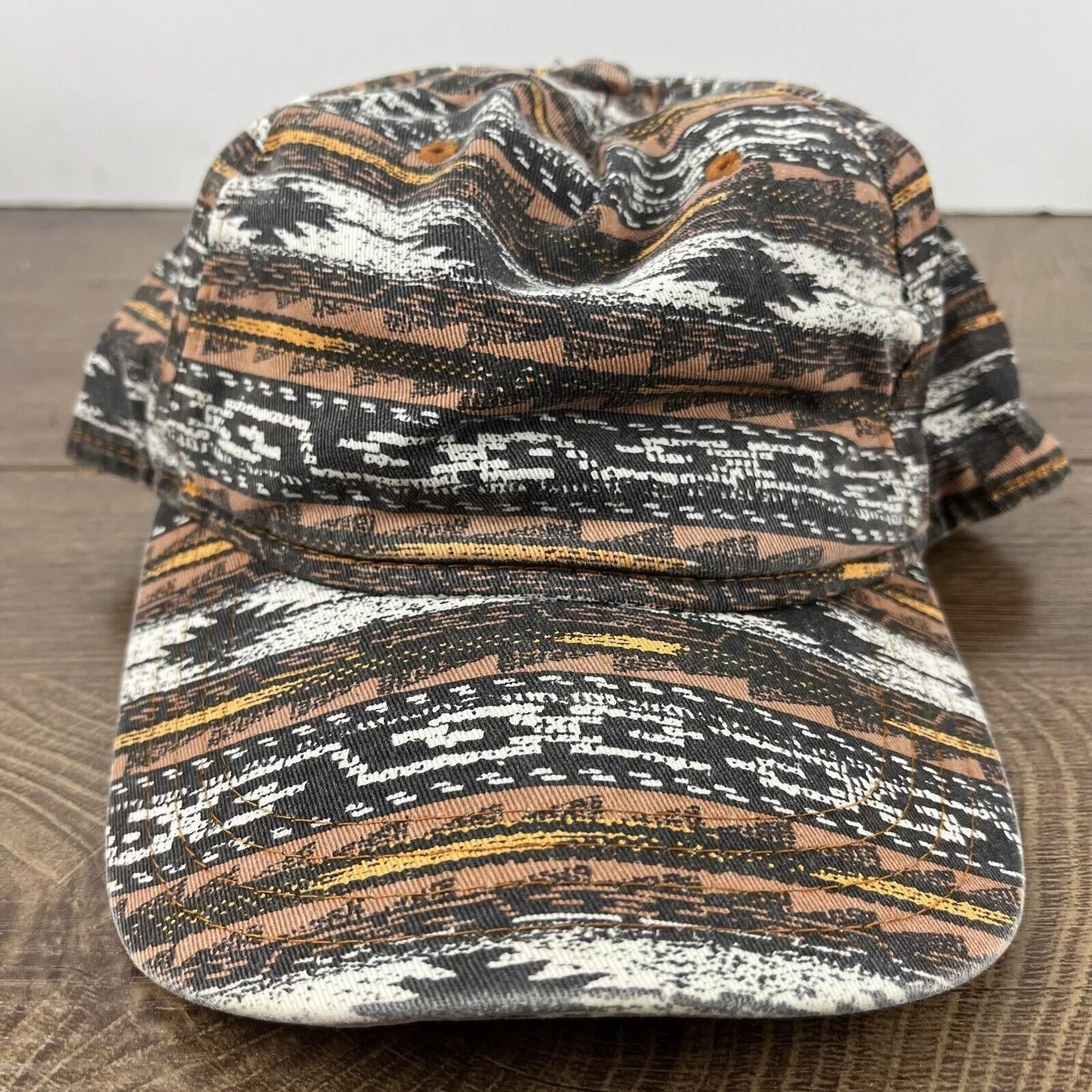 Vans Hats Vans Orange Brown Hat Adjustable Hat Orange Adjustable Hat A