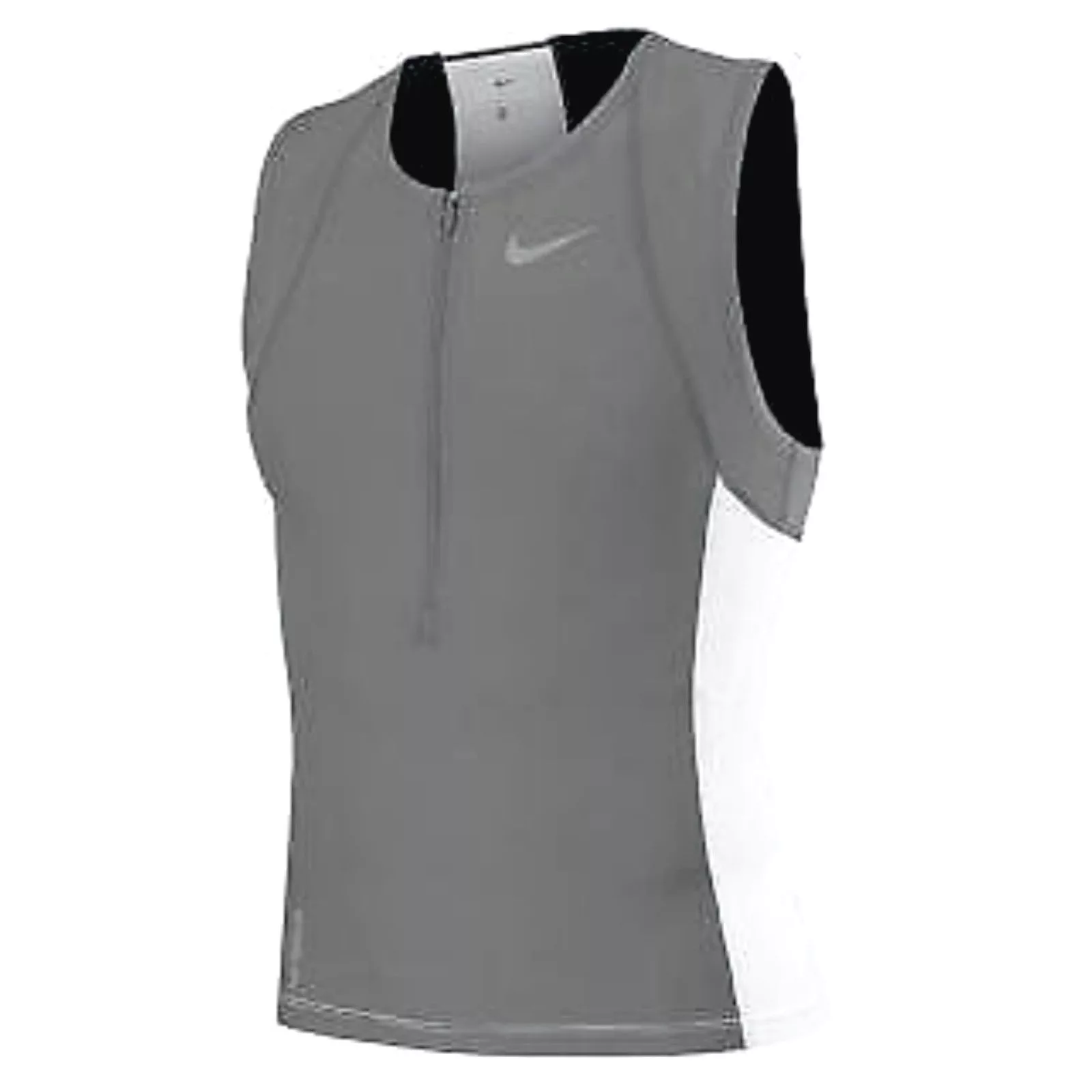 Nike Tank Tops Sleeveless Nike Triathlon Swim Top Tri Aero Tank Shirt Grey SMALL $76 Gray
