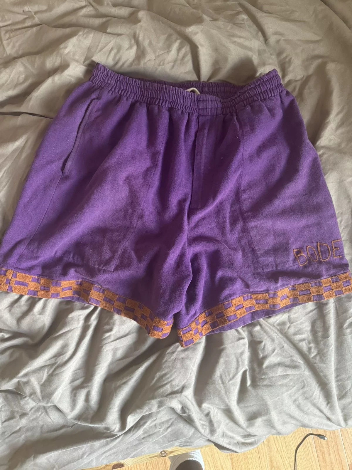 Bode Shorts Bode Purple
