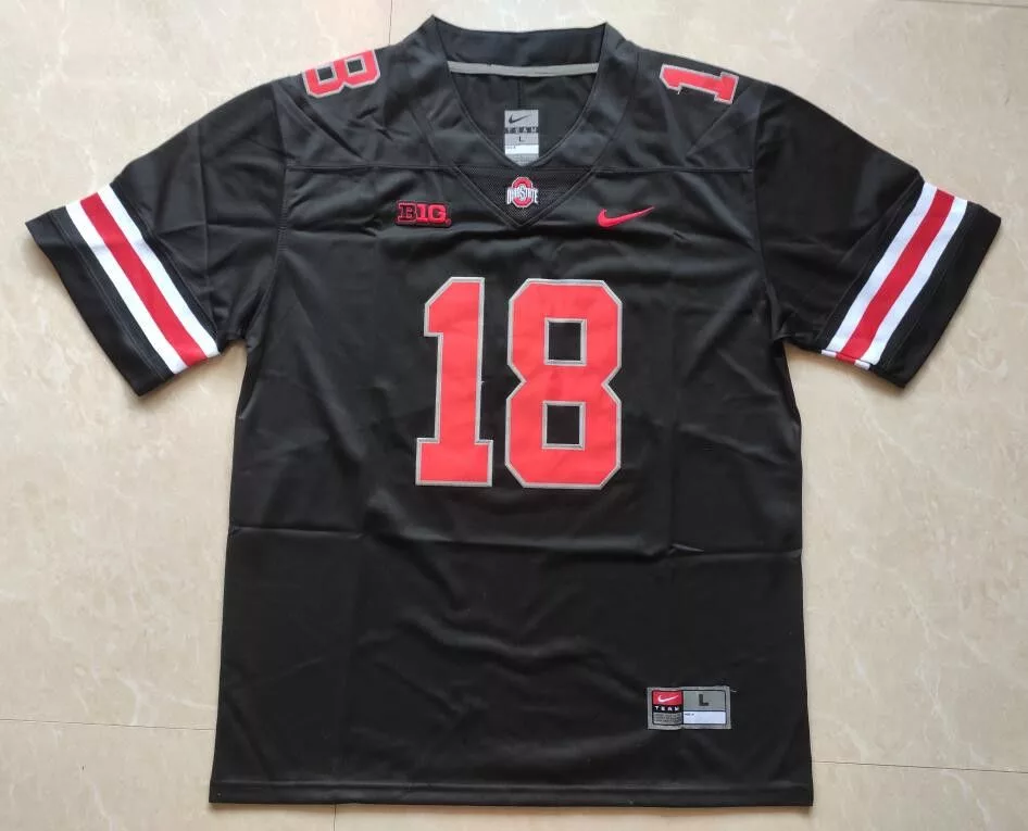 Other Jerseys Other Men’s Ohio State Jersey - Marvin Harrison Jr. - #18 Black
