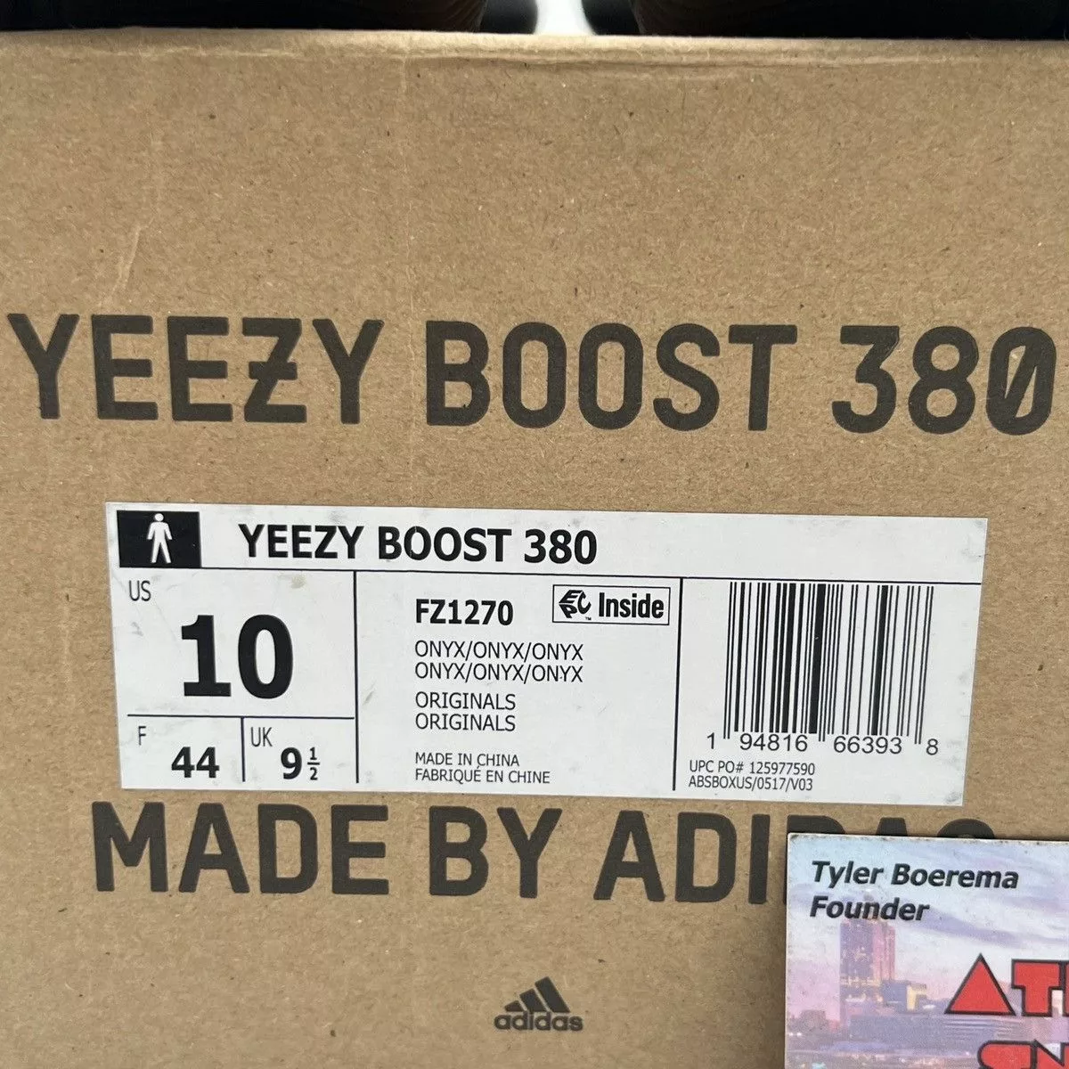 Adidas Low Top Sneakers Adidas Yeezy boost 380 onyx non reflective Black
