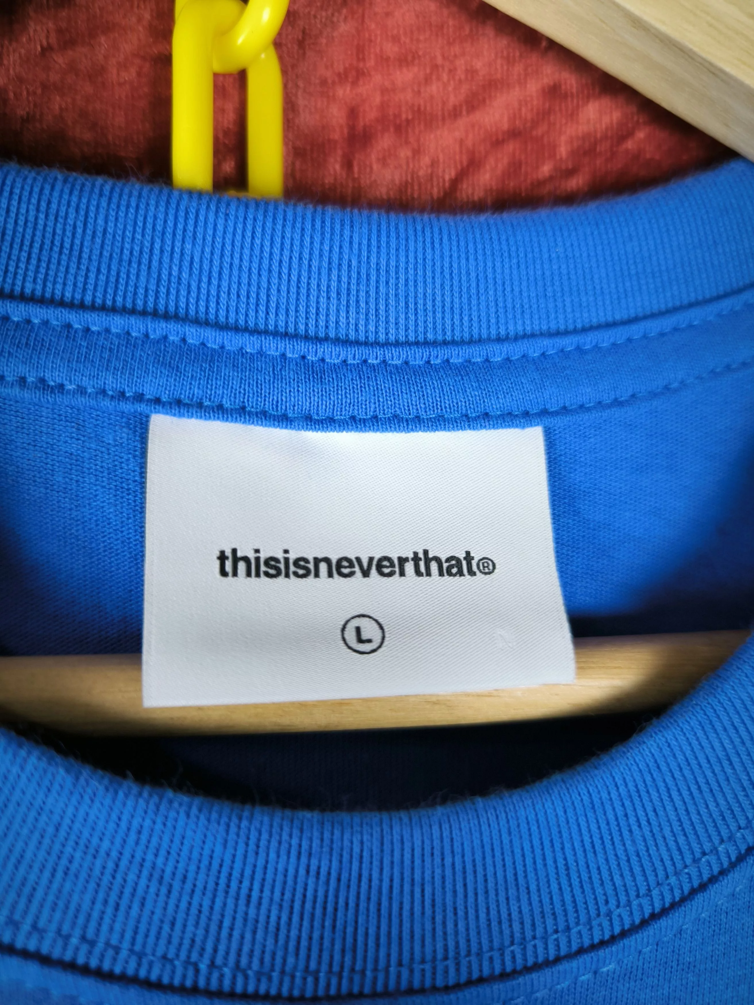 thisisneverthat Short Sleeve T Shirts thisisneverthat Skeleton Blue Tee Streetwear