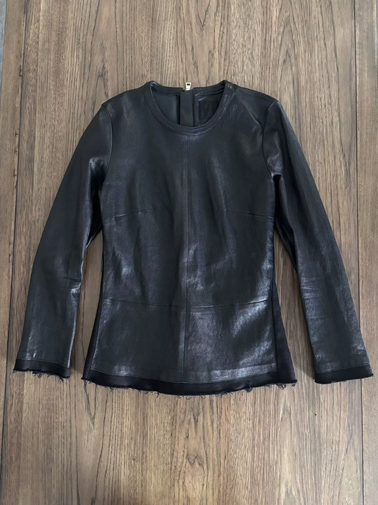 Rta Blouses RtA Lambskin Top Black