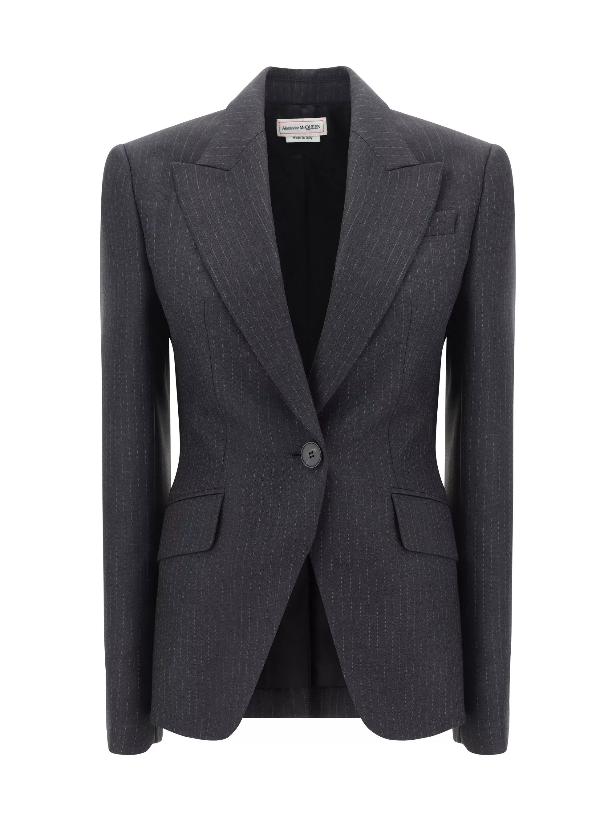 Alexander McQueen Jackets Alexander McQueen Blazer Jacket Gray