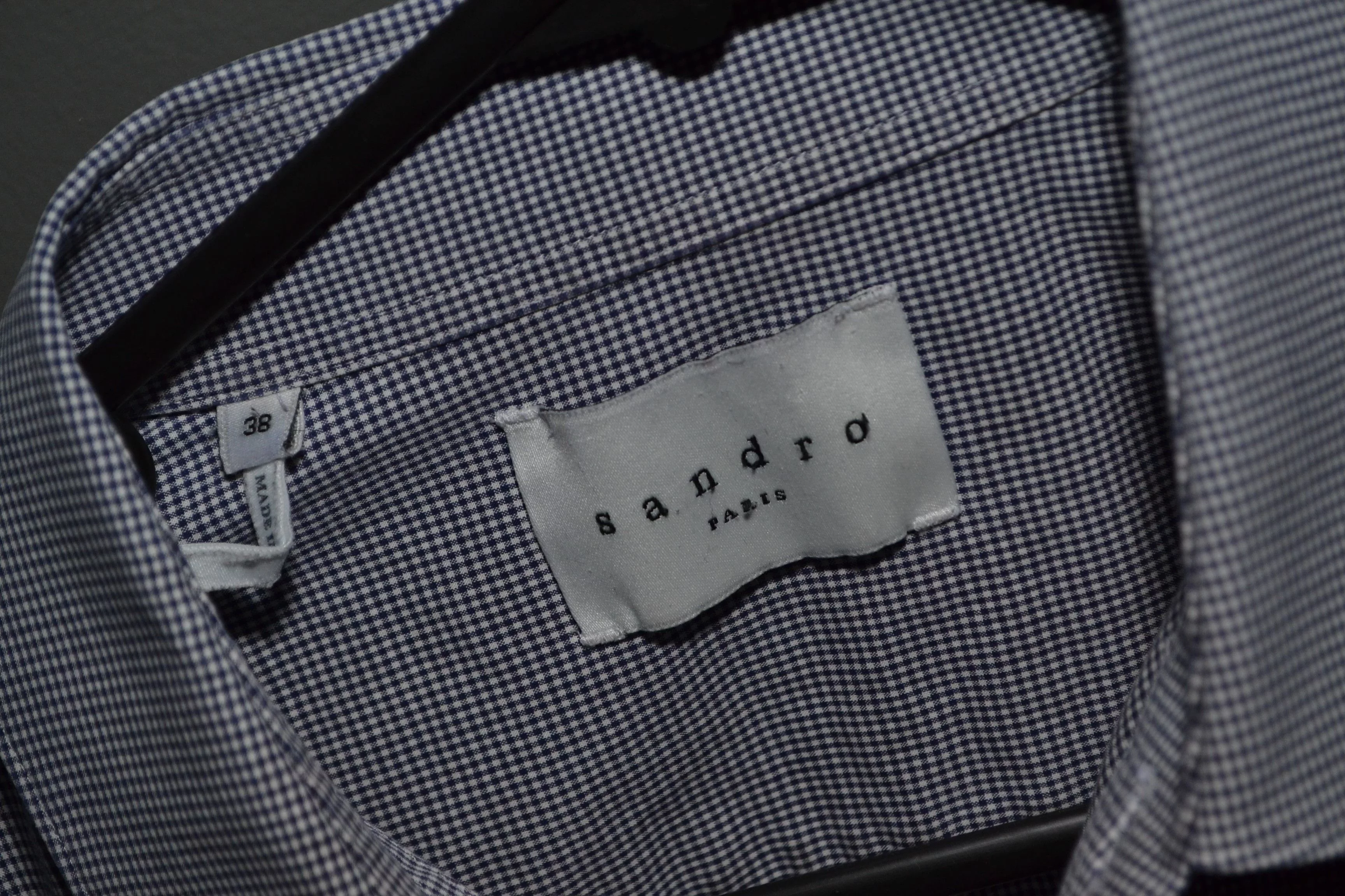 Sandro Shirts Button Ups Sandro Paris 38 size Check Shirt XS Multi