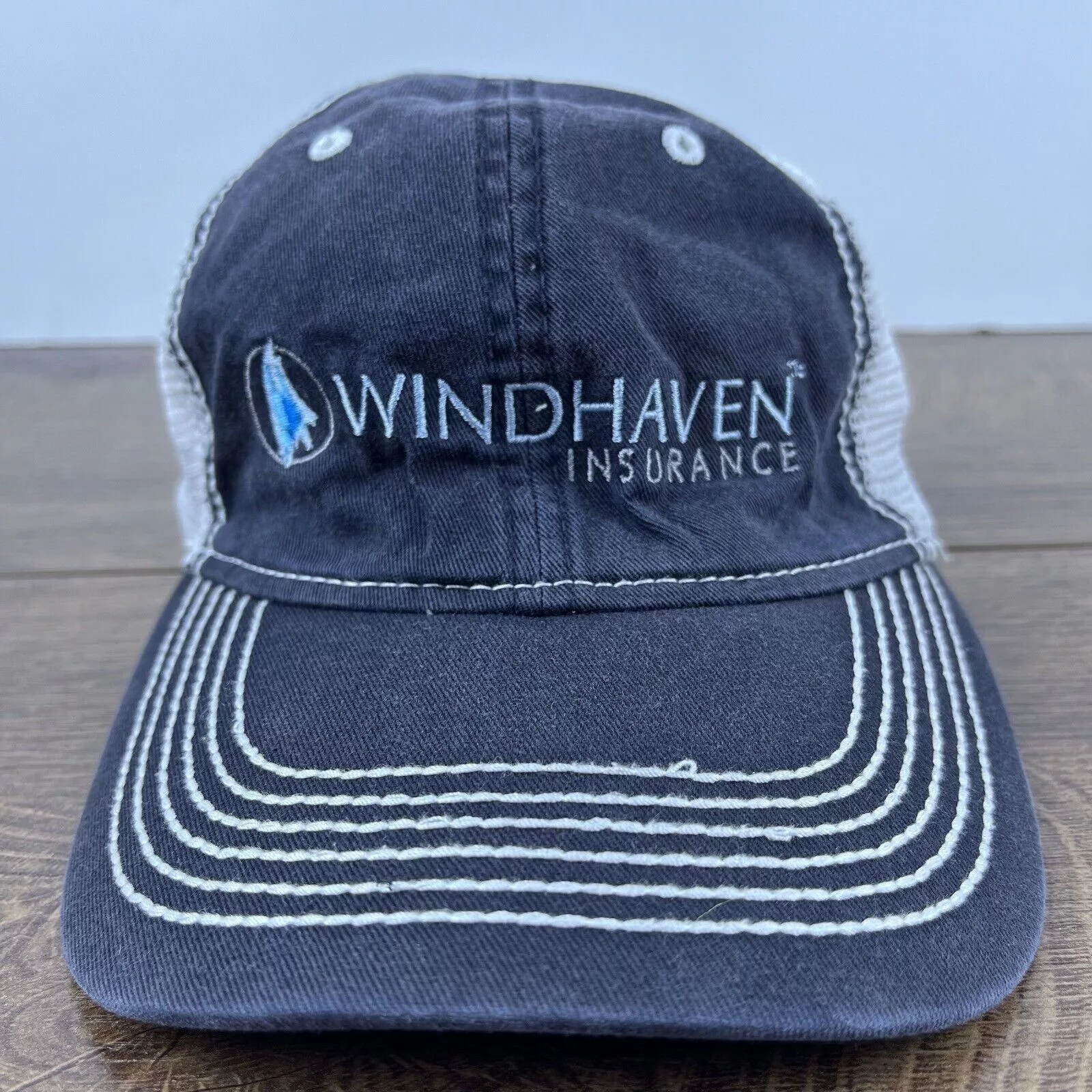 Other Hats Other Windhaven Insurance Hat Wind Haven Blue Adjustable Hat Blue