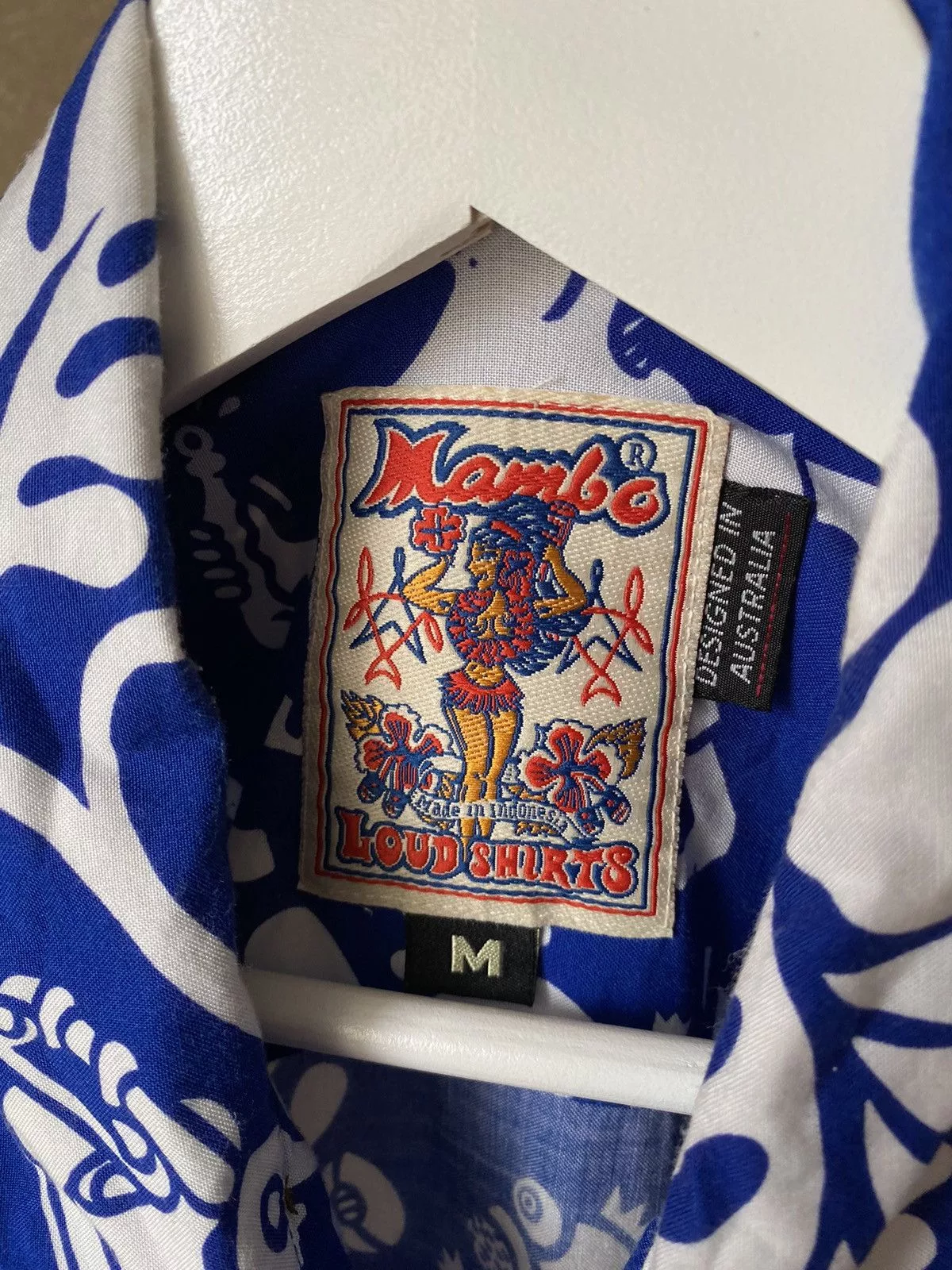 Mambo Shirts Button Ups Mambo × Vintage Mambo Shirt Vintage Hawaii Blue