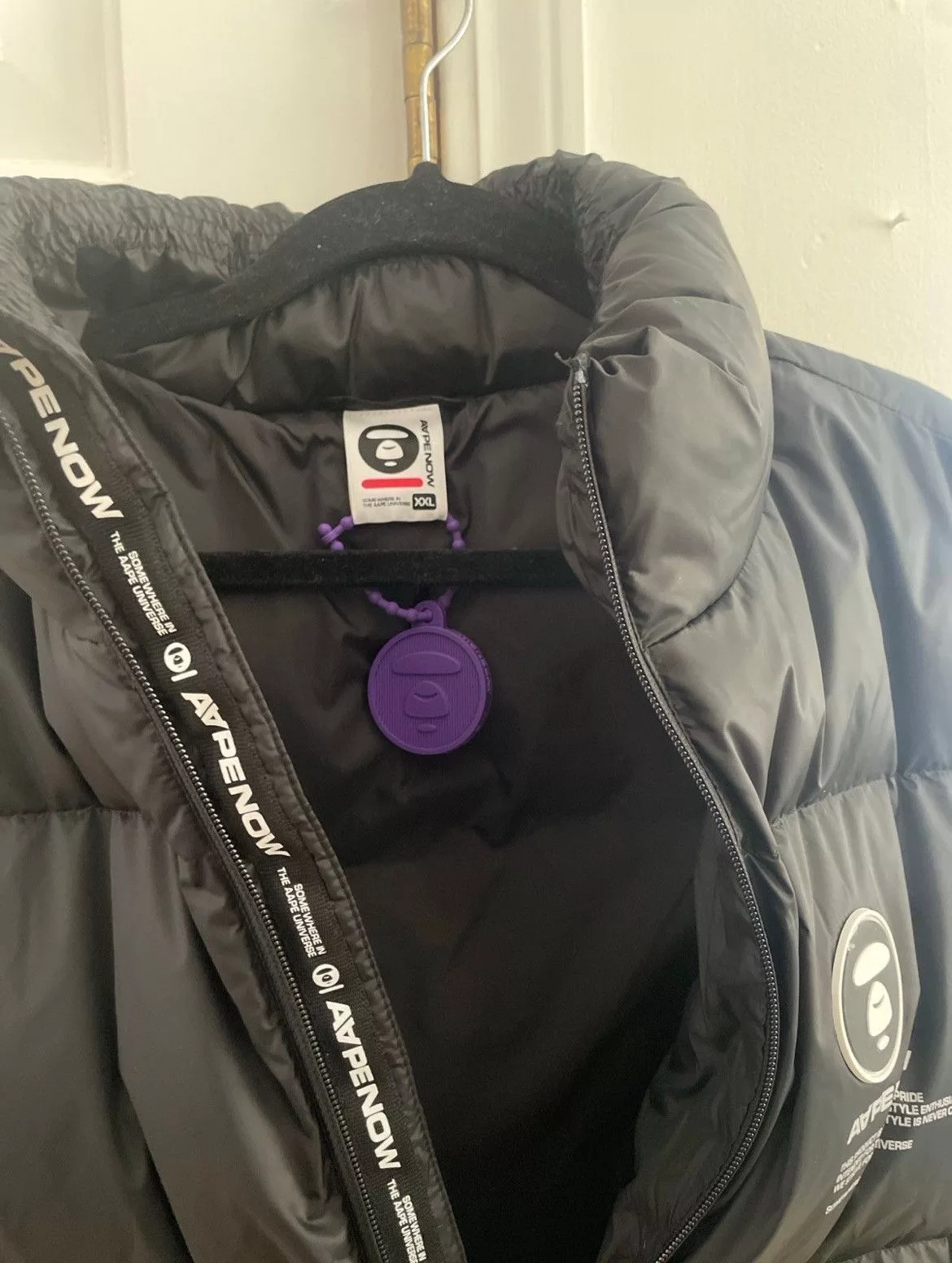 Aape Vests AAPE NOW Down Puffer Vest Black
