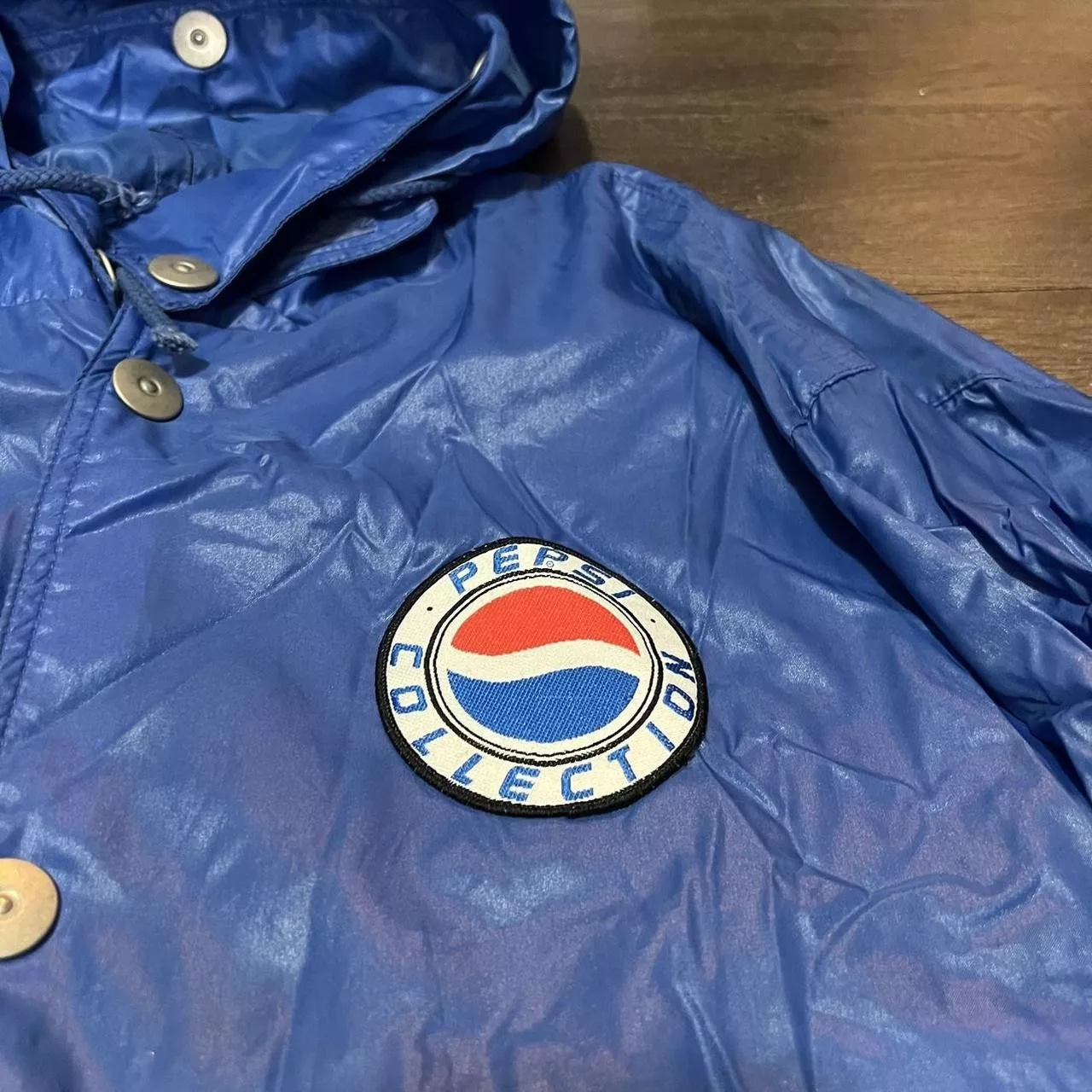 Designer Bombers Designer Vintage Pepsi Collection Windbreaker Blue