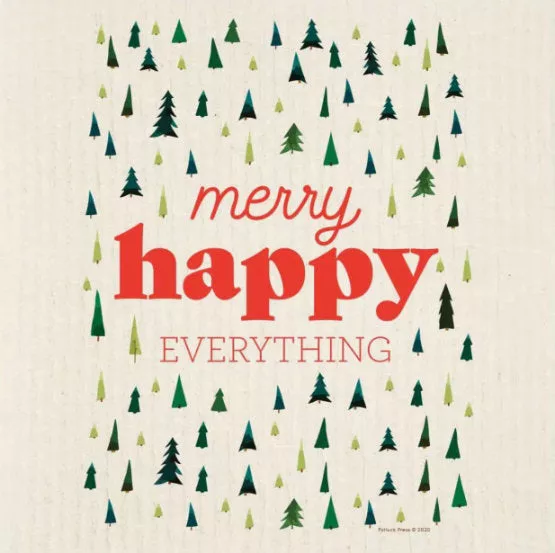 Mery Happy Everything Swedish Dishcloth