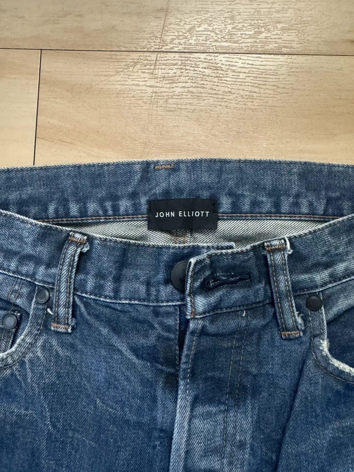 John Elliott Denim John Elliott John Elliot Daze Jeans Regular Fit Blue