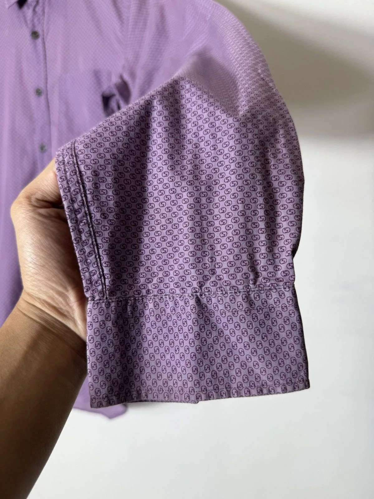 Gucci Polos Gucci | Tomford | Monogram BottonUp Purple
