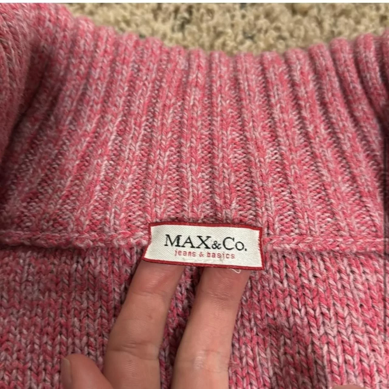 MAX&Co. Sweaters MAX&Co. × Vintage Max & Co Knitted Cardigan Pink