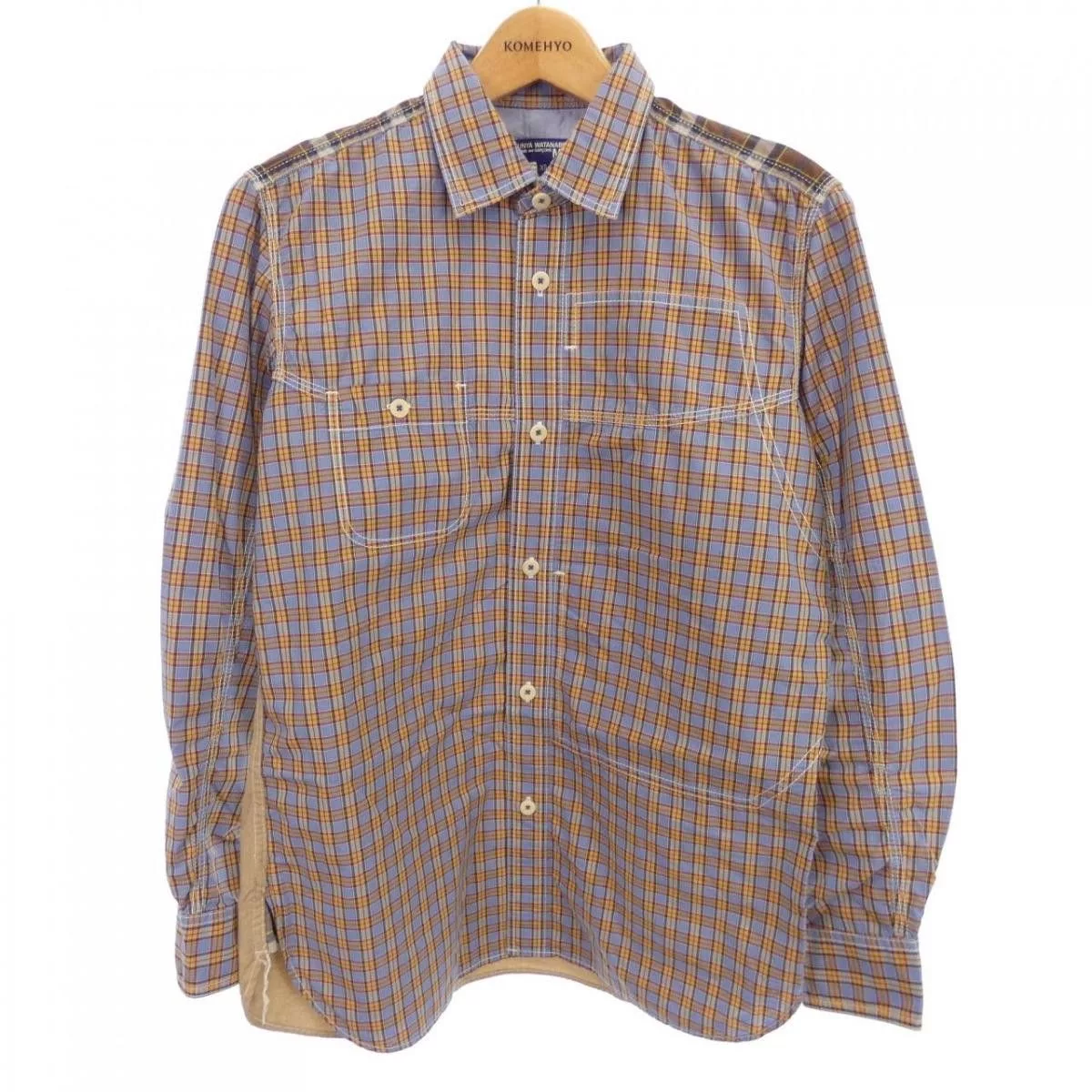 Junya Watanabe Shirts Button Ups Junya Watanabe Shirt Checkered Switch Long Sleeve Multicolor