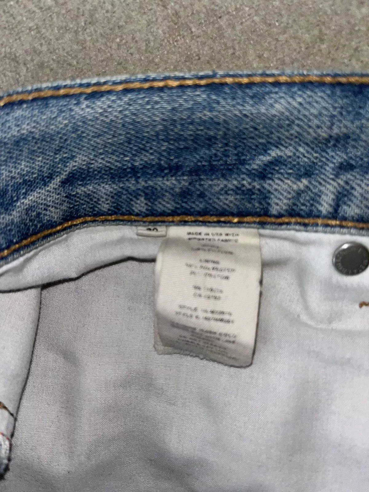 Helmut Lang Denim Helmut Lang painter Jeans Blue