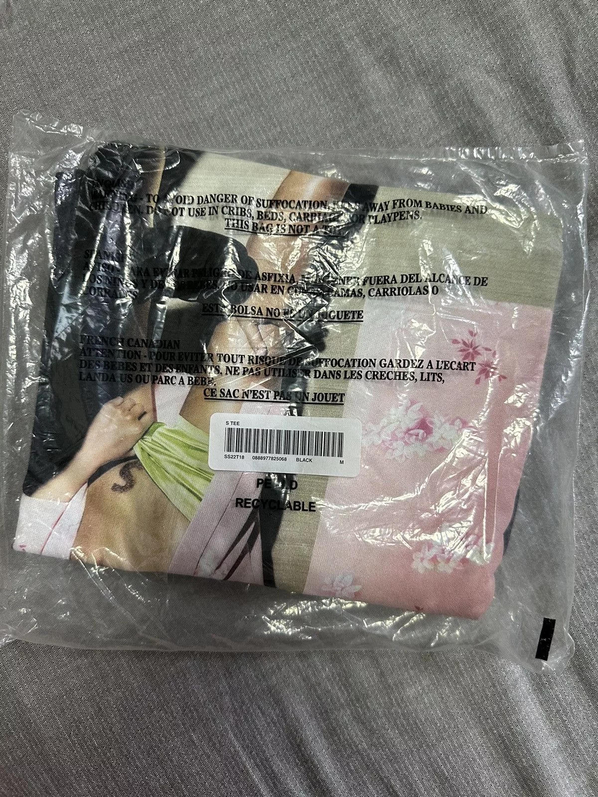 Supreme Short Sleeve T Shirts Supreme Model S Tee Black