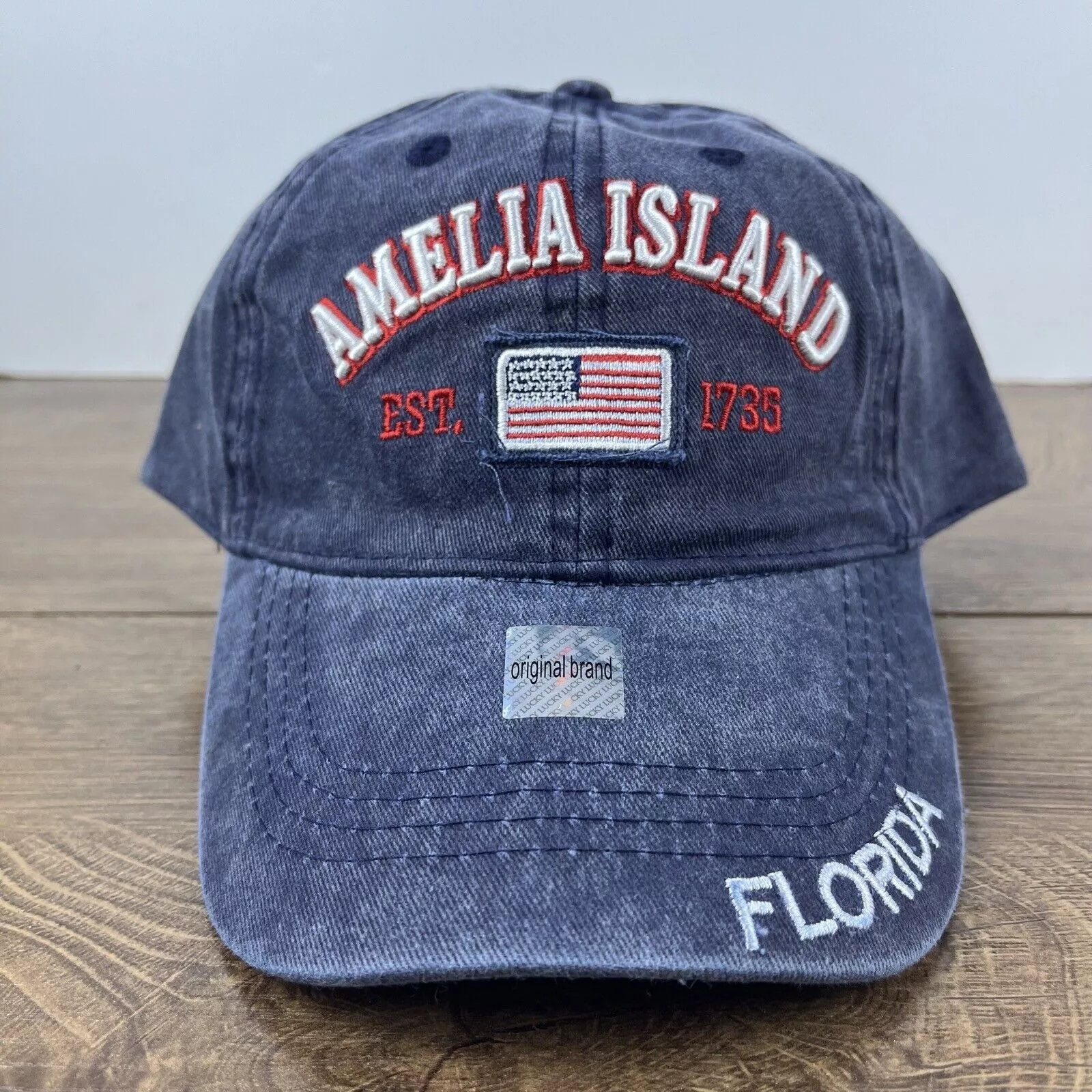 Other Hats Other Amelia Island Florida Hat Amelia Island Blue Hat Adjustable