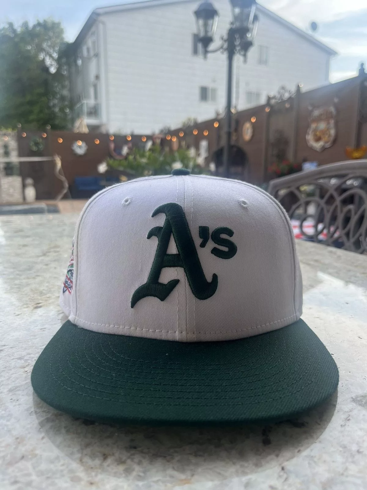 47 Brand Hats 47 Brand ATHLETICS HAT🟢⚾️ White