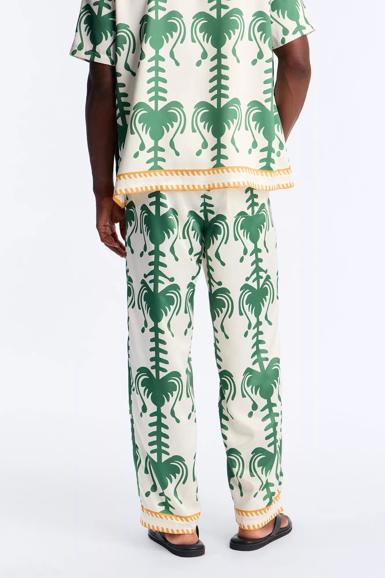 Doros Straight Pant - Green/combo