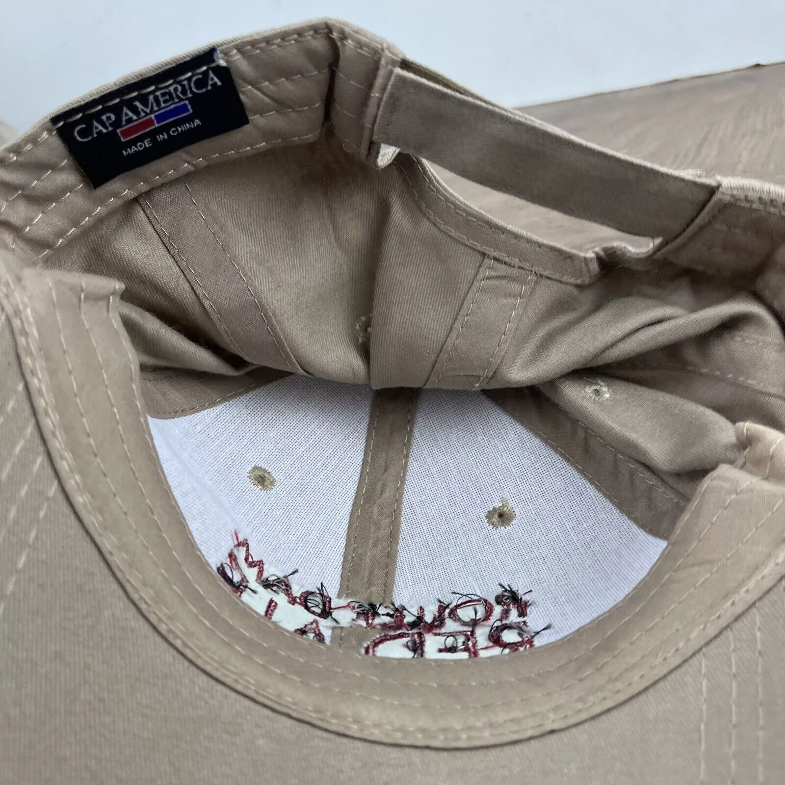 Other Hats Other Roller Dam Red Ale Hat Tan Brown Hat Adjustable Adult Roller
