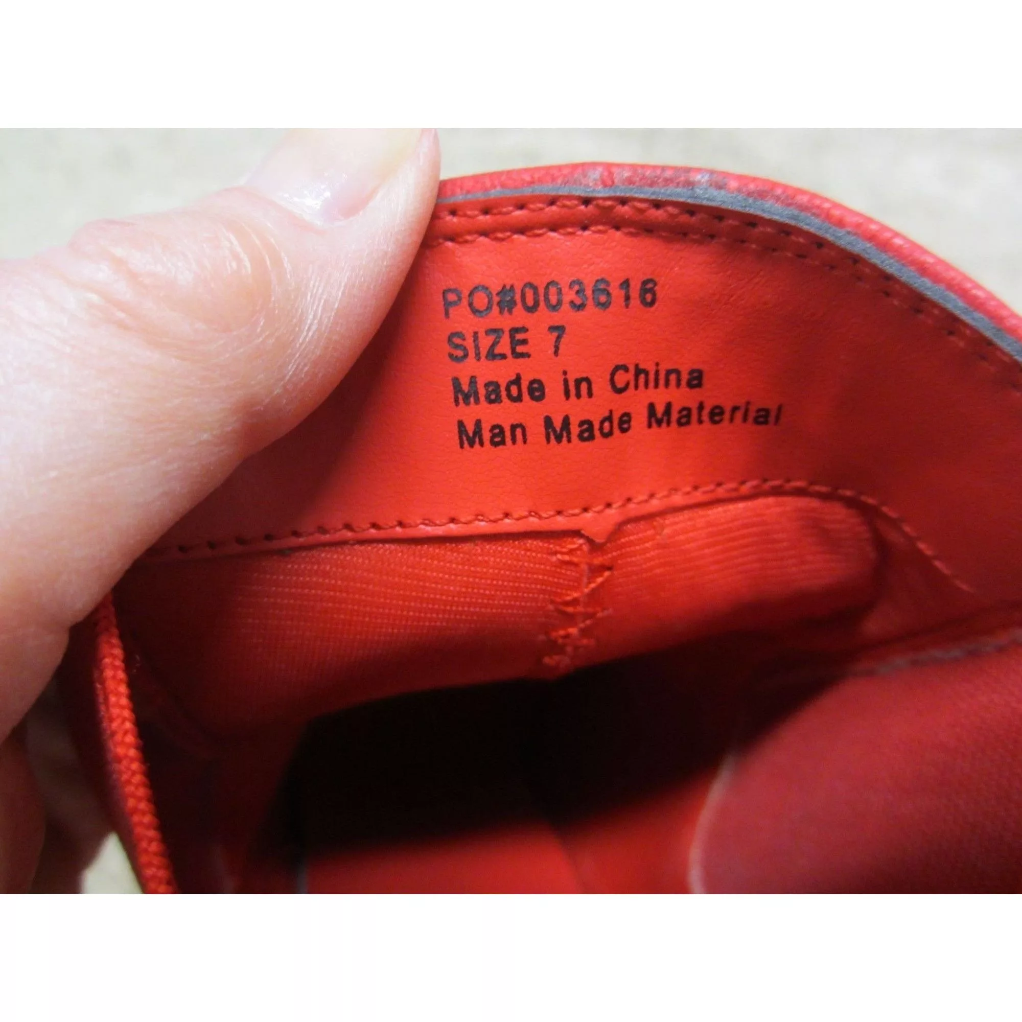 Other Boots Other JOURNEE COLLECTION WOMENS PULL ON RED ANKLE BOOTS 7