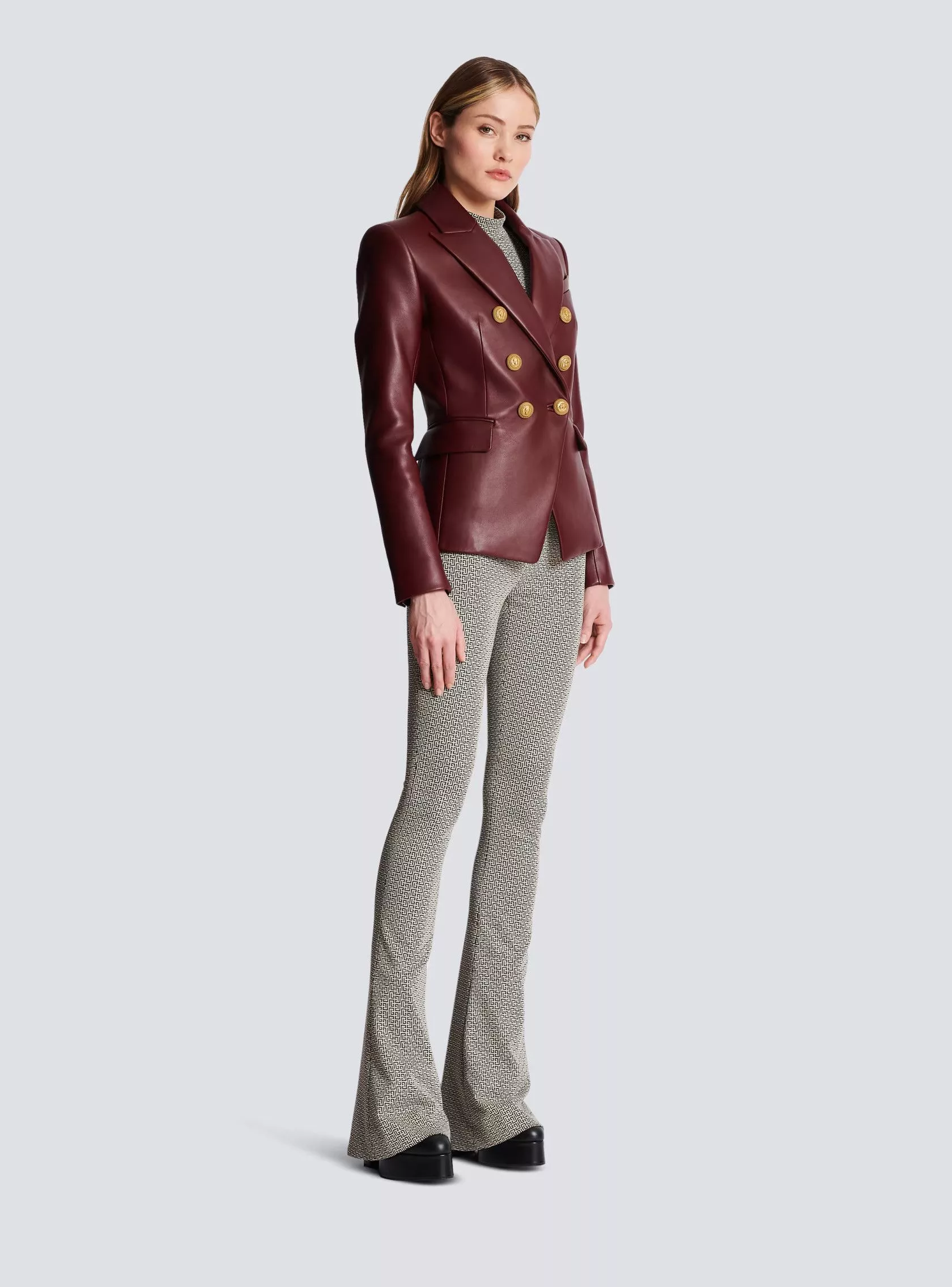 Balmain Jackets Balmain o1w1db10624 Jacket in Brown