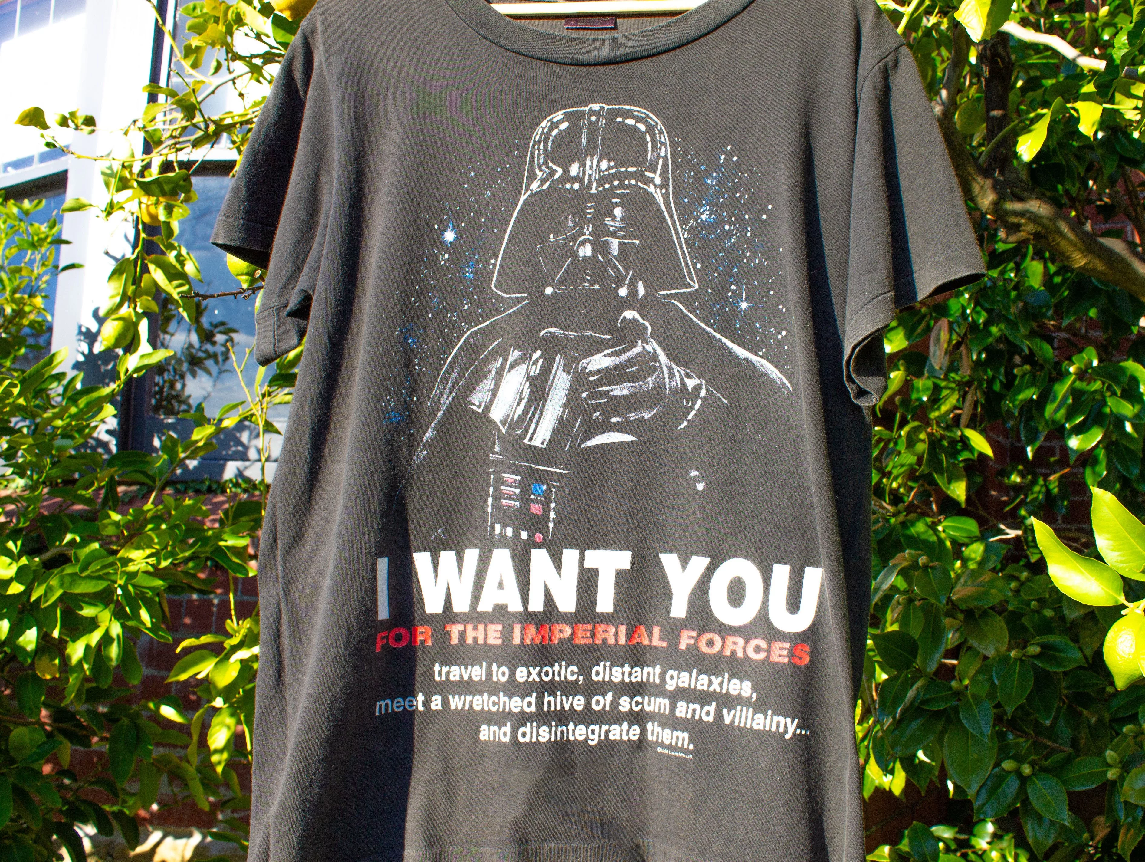 Changes Short Sleeve T Shirts Changes 1996 Star Wars, Darth Vader T-Shirt Black