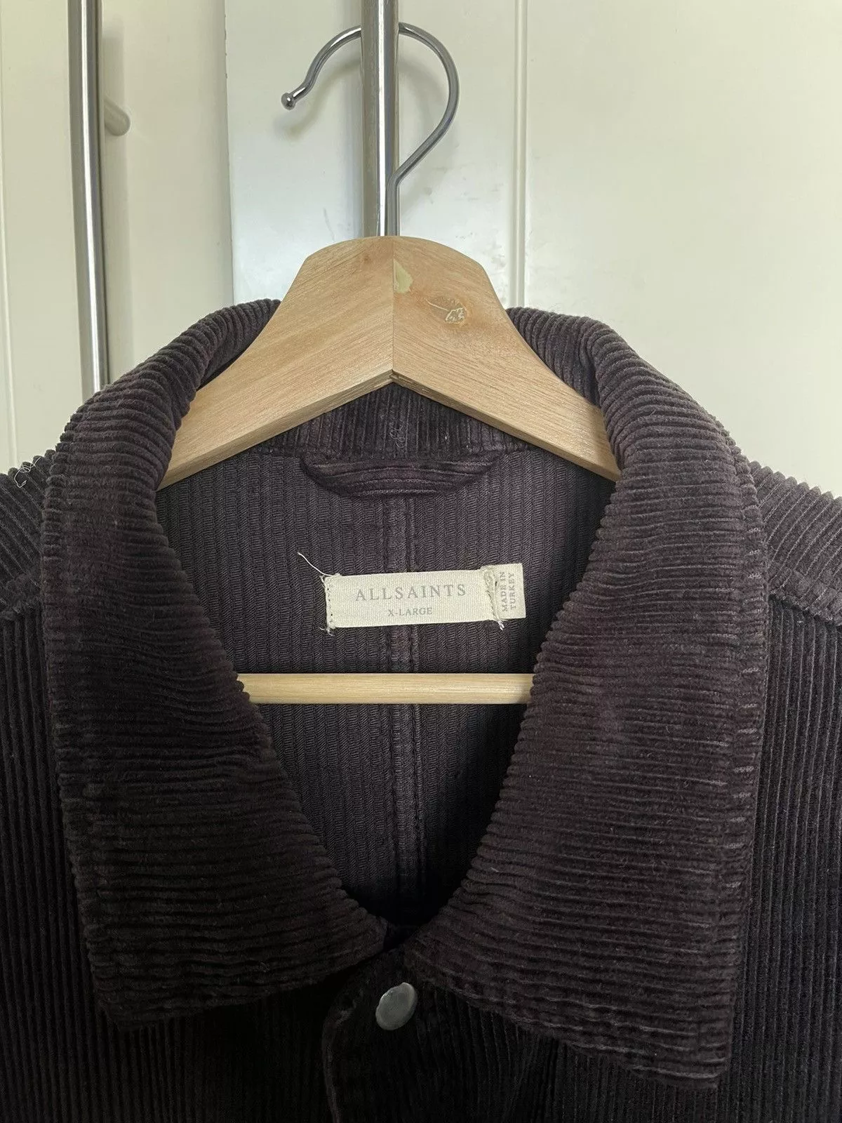 Allsaints Light Jackets Allsaints All Saints Brown cord button up jacket
