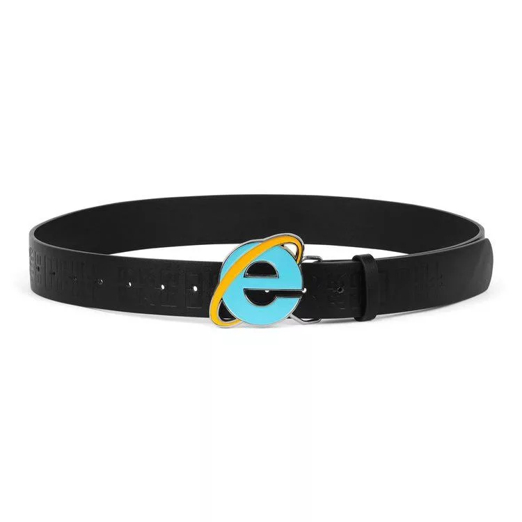 Drought Belts Drought × Microsoft 2023 DROUGHT INTERNET EXPLORER BELT Black Vintage