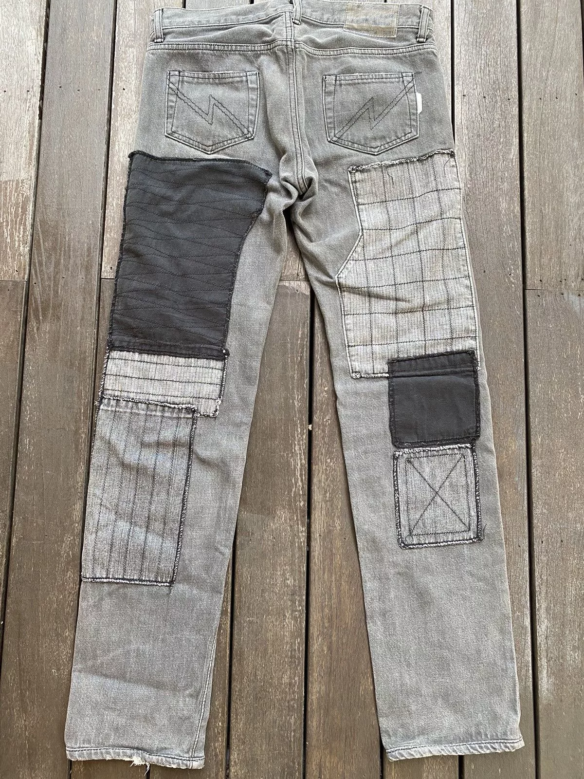 Neighborhood Denim Patchwork jeans by neighborhood Gray