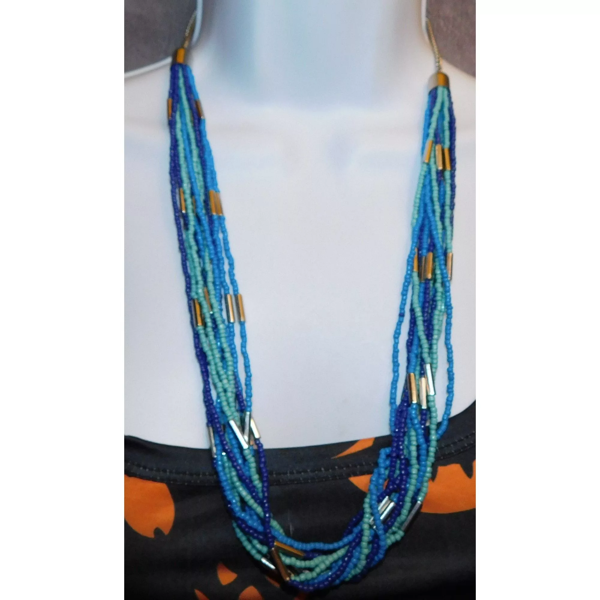 Other Necklaces Other Blue And Silver Necklace
