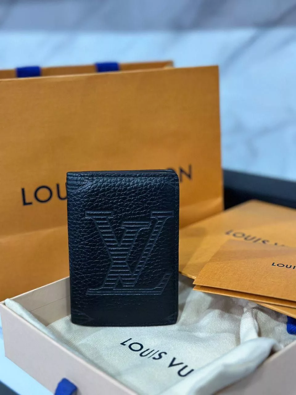 Louis Vuitton Wallets Authentic LOUIS VUITTON Organizer special edition Black