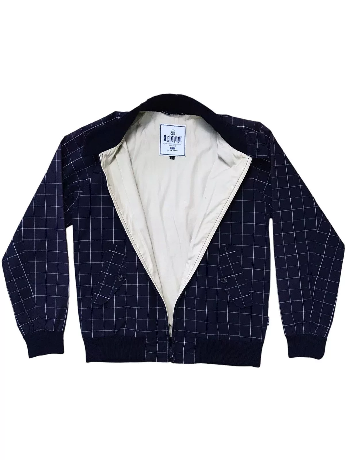 Baracuta Bombers Baracuta Lined Blue Jacket