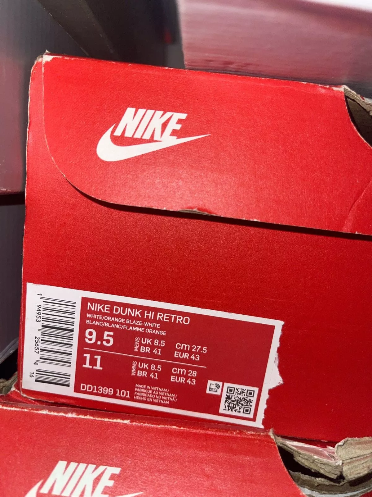 Nike Hi Top Sneakers Nike Dunk High Syracuse Multi
