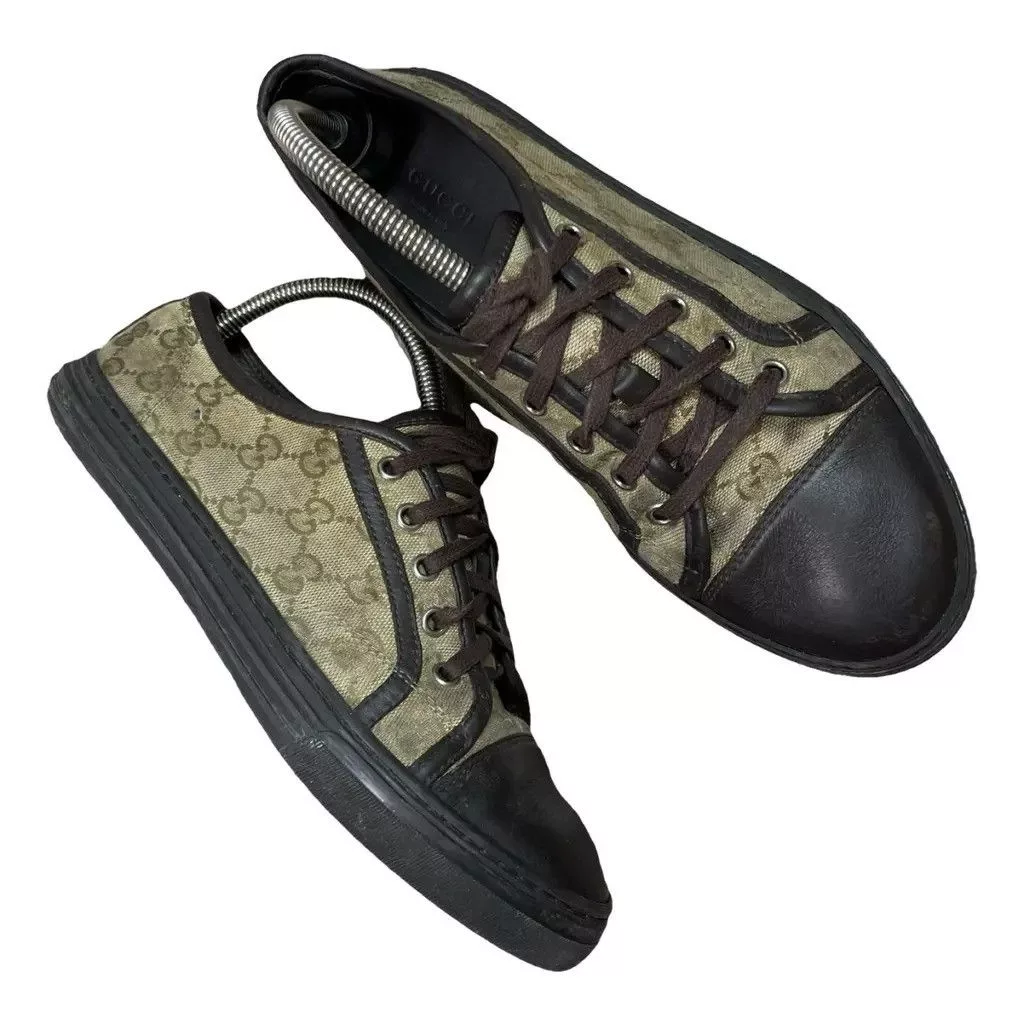 Gucci Boots Gucci monogram low trainers Size: 39 Beige