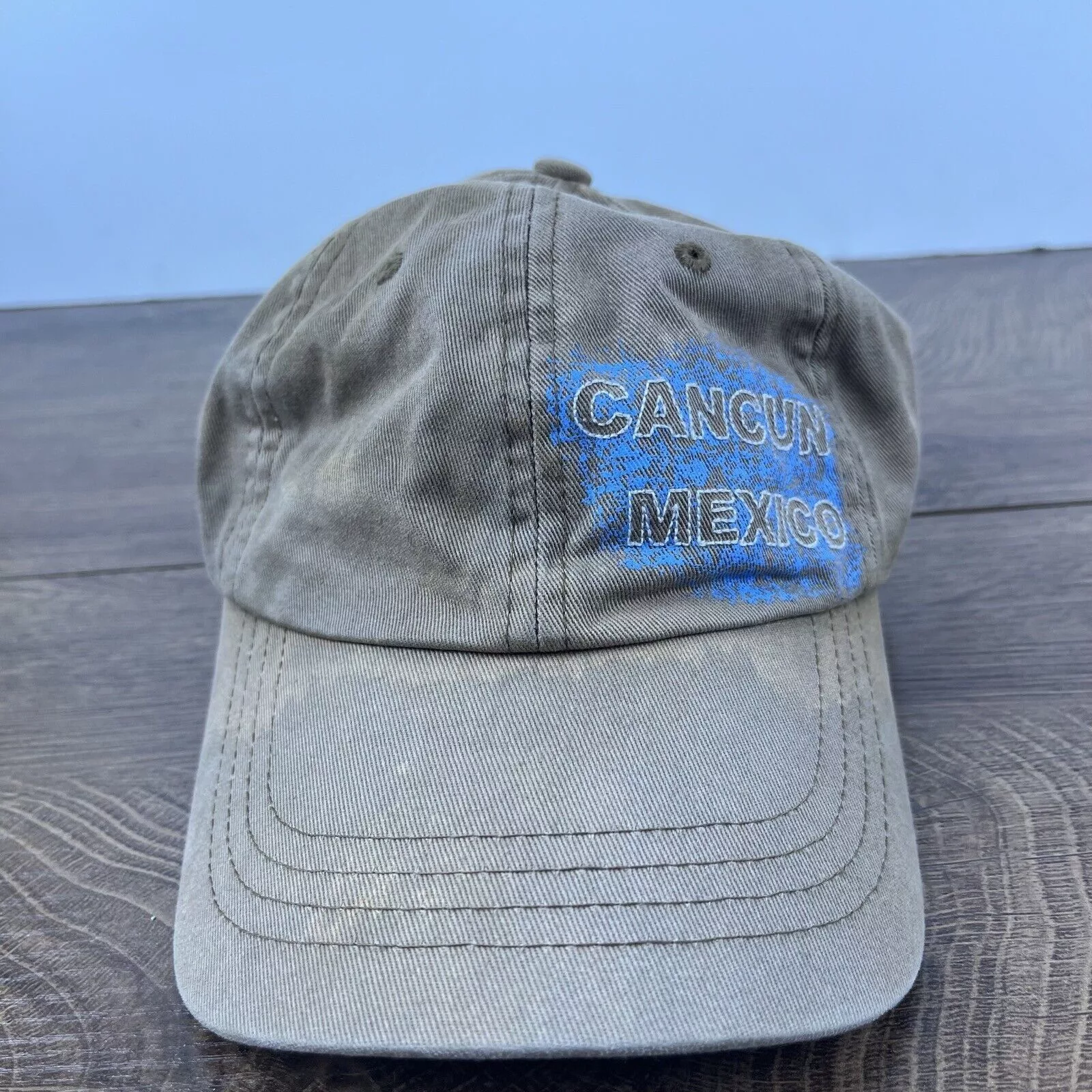 Other Hats Other Cancun Mexico Hat Cancun Cap Hat Brown Cap Adjustable Brown