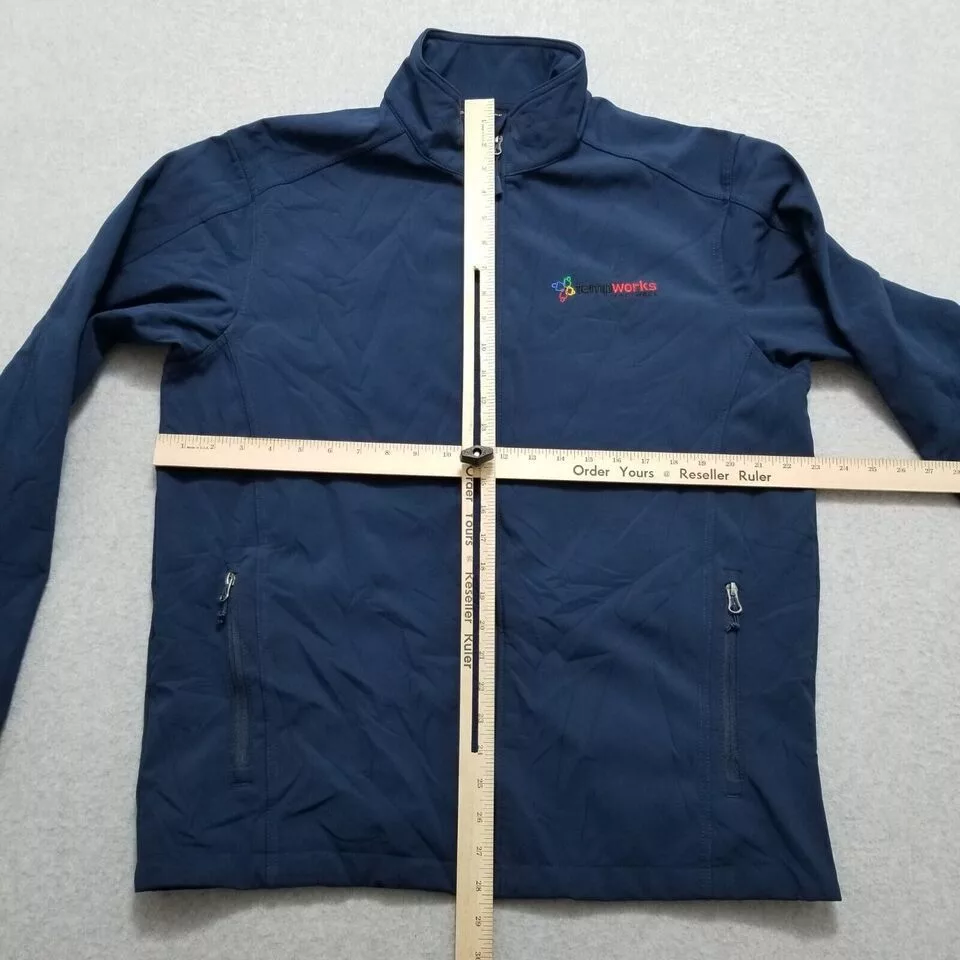 Port Authority Light Jackets Port Authority Jacket Mens Large Full Zip Lightweight Blue