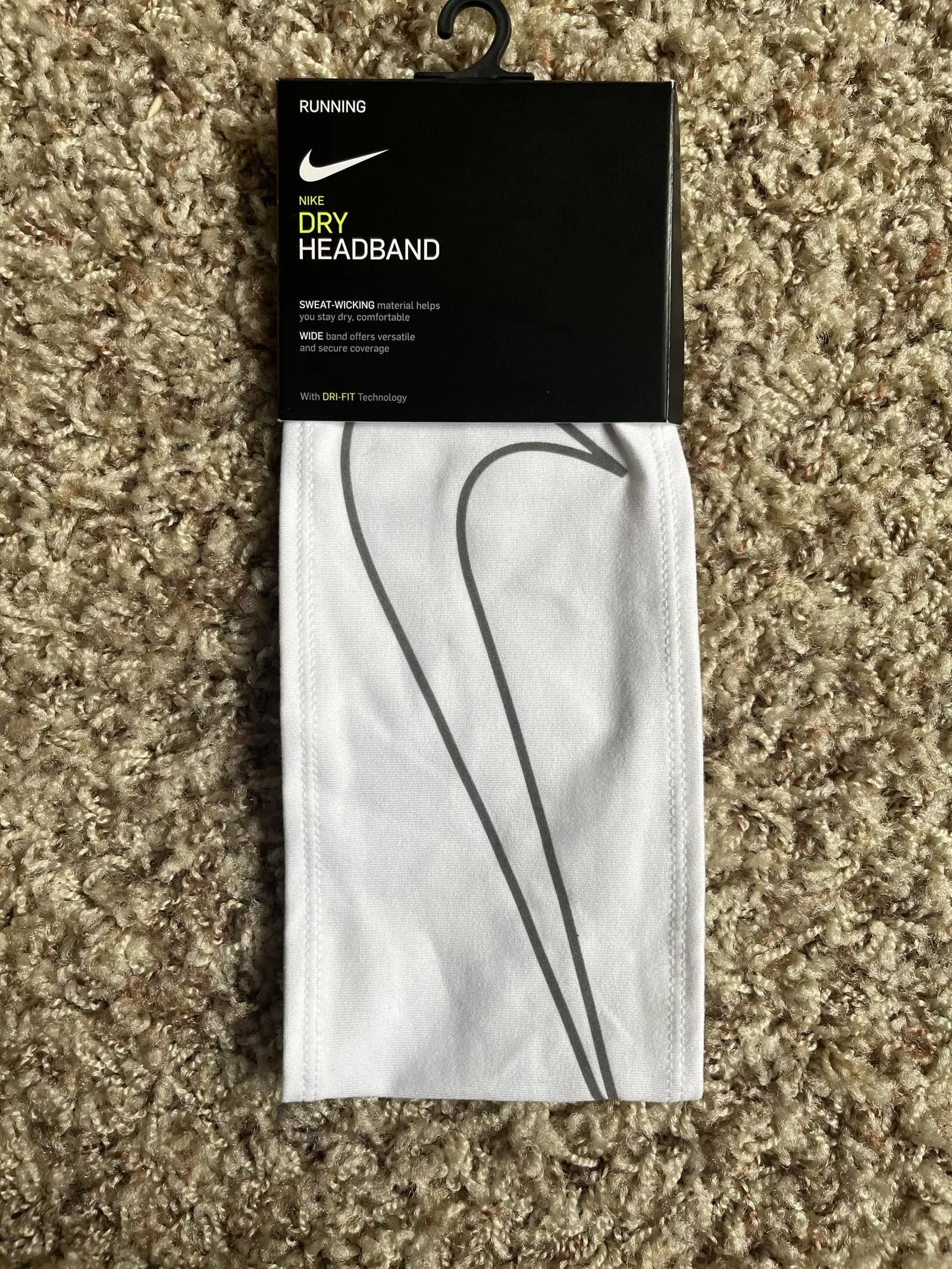 Nike Hair Accessories Nike Dry Headband White/Grey